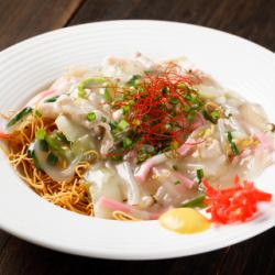 Nagasaki specialty: Sara udon