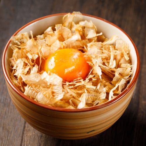 Egg-cooked rice with dashi flavor