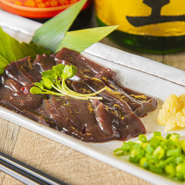 数量限定！売り切れ御免『馬レバー刺し』極達'きわだつ素材の味！焼酎沁みる!