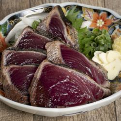 藁焼きかつおの塩たたき