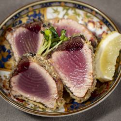 Rare bonito cutlet