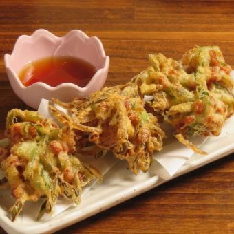 納豆かき揚げ/とりなんこつ唐揚げ