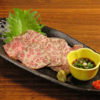 和牛のたたき/とろ～り明太玉子焼き