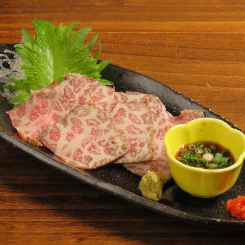 和牛のたたき/とろ～り明太玉子焼き