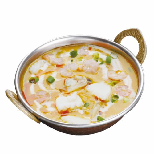【シーフードカレー】シーフードカレー/プラウンバターマサラ