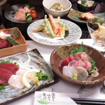 [Course carefully selected by the craftsman] Very popular!! Comes with horse sashimi ♪ 9 dishes + 120 minutes of all-you-can-drink included ⇒ 5,000 yen