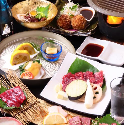 【根っこ 郷土料理コース】肥後コース5500円(税込)※コース内容は店舗にお問合せ下さい。熊本県産の食材♪