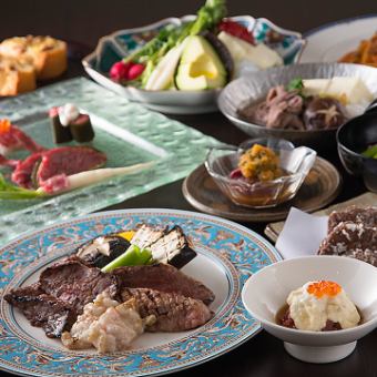 シェフにお任せ【グランクリューコース】贅沢和牛を満喫しませんか？＜料理のみ＞12000円