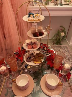 【12월 한정】토일요일 축・겨울 한정의 딸기 스위트를 충분히 즐길 수 있는 애프터눈 티@4450엔