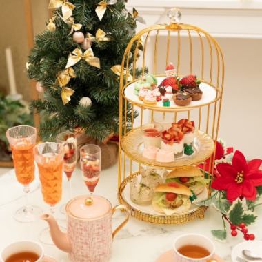 【12月限定】平日・冬限定のいちごスイーツをたっぷり楽しめるアフタヌーンティー@3,750円