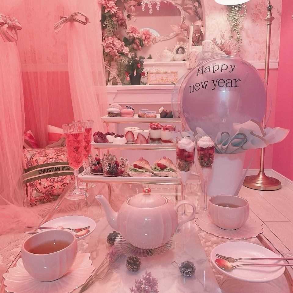 カフェフリー付き★お洒落なアフタヌーンティーをお楽しみ下さい