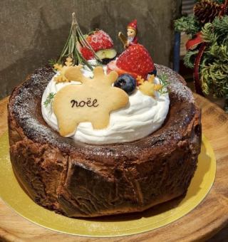 12/21.22.23.24.25限定 ショコラバスクチーズケーキ【5号】 *時間の記入を必ずお願い致します。