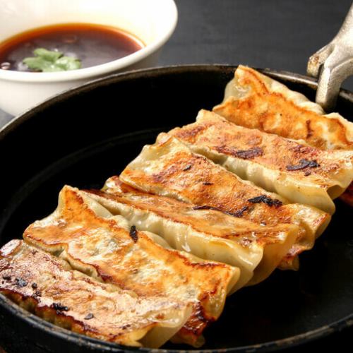 Juicy Iron Pan Fried Gyoza (6 pieces)
