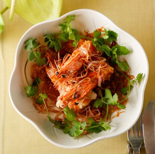 タイ風海老フライ（クントート・ソッマカーム）～タマリンドソースを掛けて～