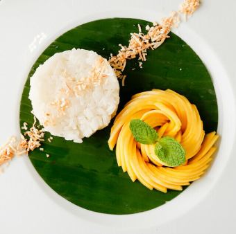 カオニャオマムアン　フレッシュマンゴーwithもち米～特製ココナッツソースをかけて～