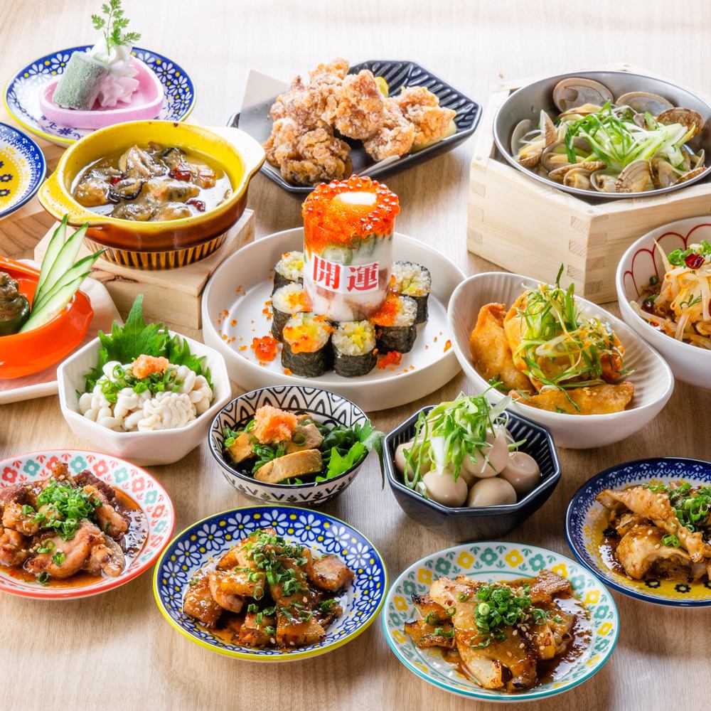 自慢の創作料理が楽しめる！飲み放題付コース3000円～♪