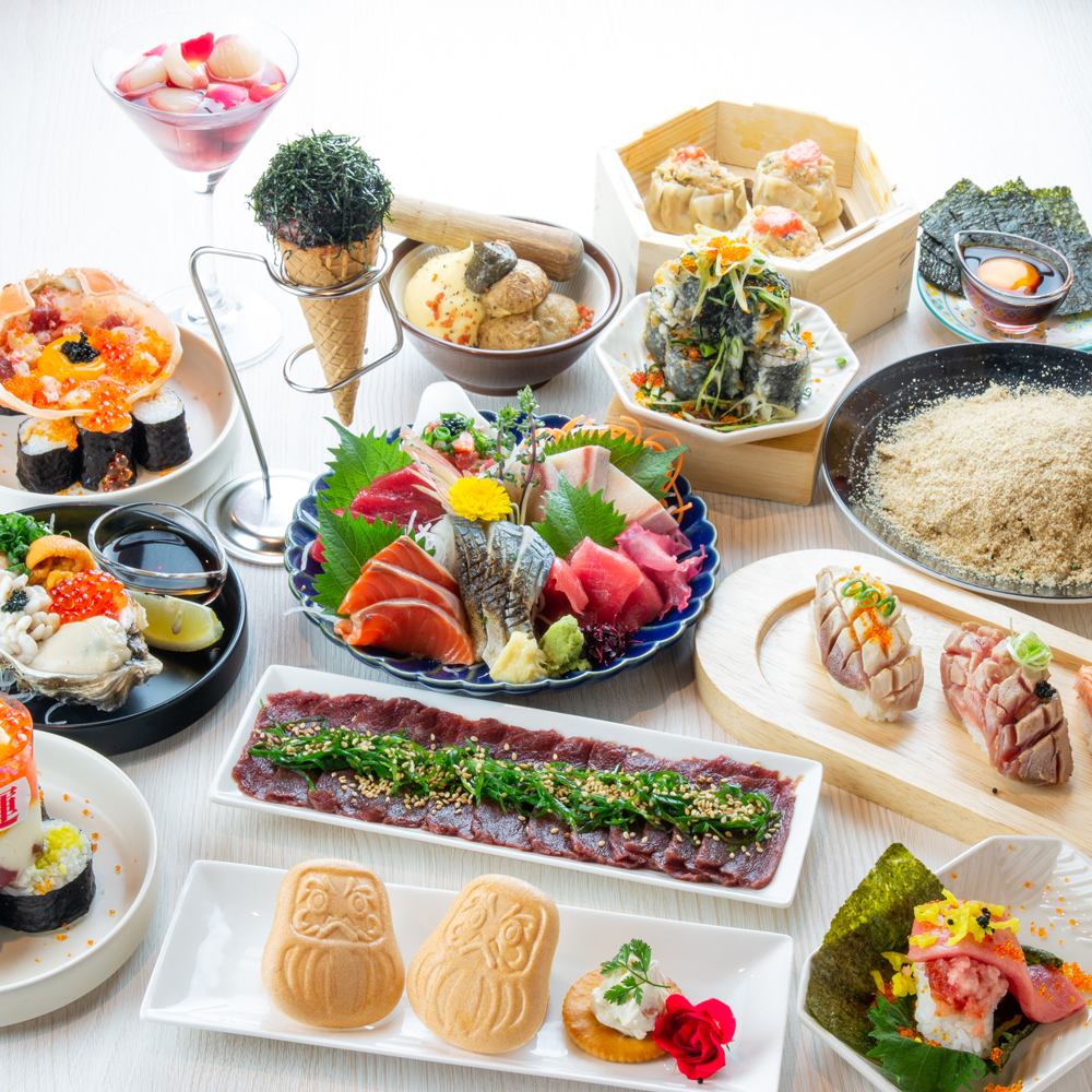 アレンジを加えた進化系寿司をはじめ、海鮮料理がおすすめ！