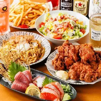 2-hour all-you-can-drink included◎ 'Seasonal Delights Course' 5 dishes including today's finest fresh fish tataki 4000 yen ⇒ 3000 yen