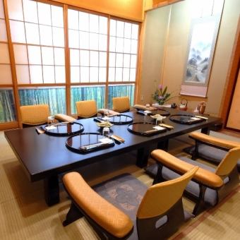 [For dinner and entertaining] Sukiya-style "Basho" and other stylish private rooms for meetings