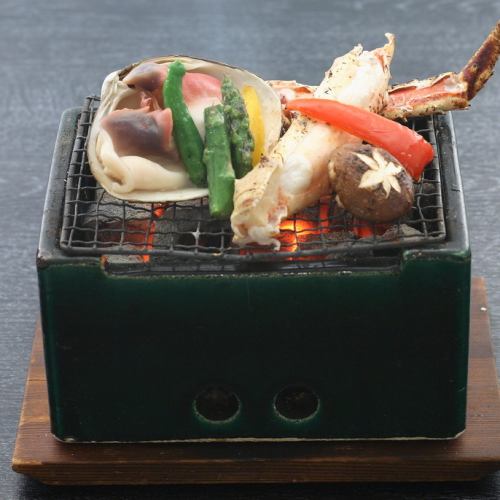 Seafood charcoal grill (for one person)