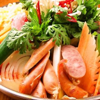 @ [No. 1 cost-effective banquet] Choose between Japanese pork samgyeopsal or Korean hotpot♪ 8-course course 3,000 yen (excluding tax)