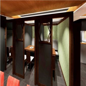 Complete private room up to 4 ~ 15 people.Scheduled to open in December 2018.That Korean food Hanuri to Shimbashi ♪ ♪ You can spend comfortably in a modern and stylish shop that can also be used for girls' parties [Hanuri Shimbashi store]
