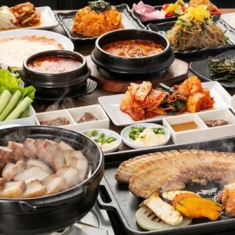 @[Lunch★6 dishes to choose from, from appetizers to main dishes] Limited time Korean prefix course 1,850 yen