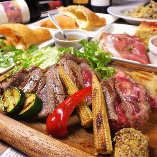 [Perfect for various banquets♪] 2-hour all-you-can-drink including assorted appetizers and grilled wagyu beef ★Italian course from 5,000 yen (tax included)