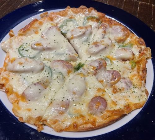 とろーりチーズのソーセージPizza