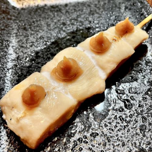 ササミ(涙焼き・梅肉・おろし山葵・明太、塩・タレ)