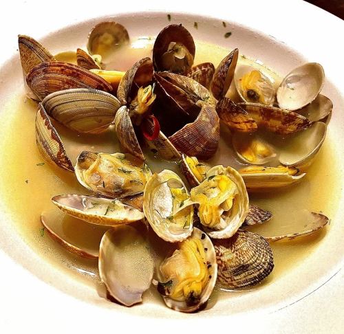 浅蜊の白ワイン蒸し
