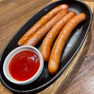 チョリソー鉄板焼き