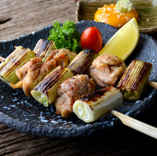 A variety of yakitori available