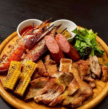 夏季限定♪【BBQコース】 マルゲリータ・BBQプレートなど
