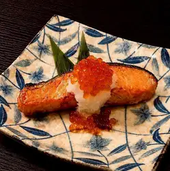 親子盛り銀鮭焼き