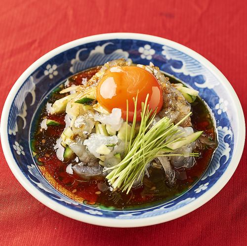 数量限定　天使の海老ユッケ