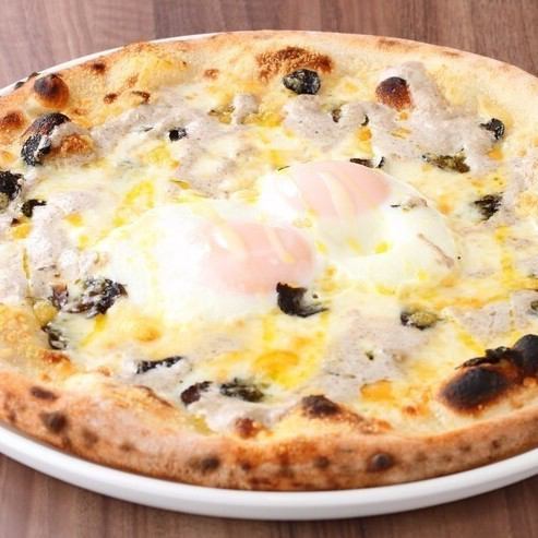 Bismarck with soft-boiled eggs and truffles