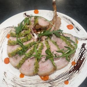 松坂ポークの香草パン粉焼き