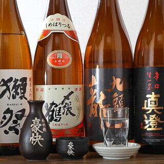 豊富な銘柄酒とペアリング