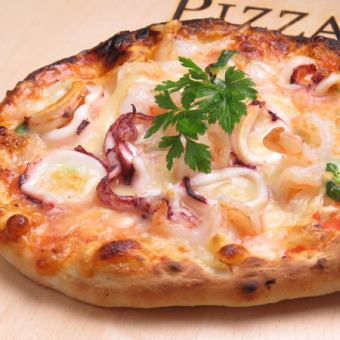 [Popular with children] Plenty of seafood! Seafood pizza