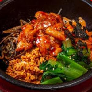 부르닥 돌 구이 비빔밥
