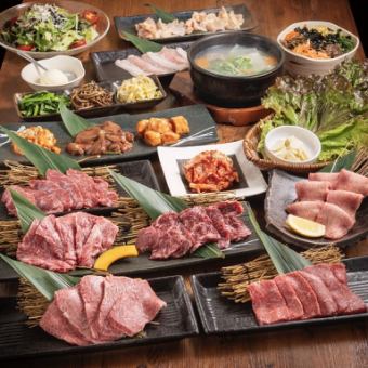 萬和苑　Bコース　焼肉コース！！！ 2時間飲み放題付きの圧倒的コスパ！！！