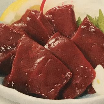Horse sashimi lever