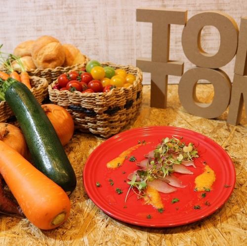 鮮魚のカルパッチョ~TOMTOMスタイル~