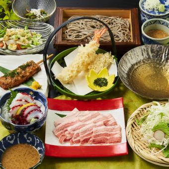 【6月18日から】個別盛り　和豚もちぶたのしゃぶしゃぶコース6,000円(税込)【2H飲み放題付き】