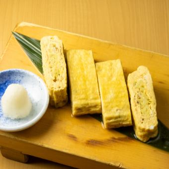 黄ニラのだし巻き玉子