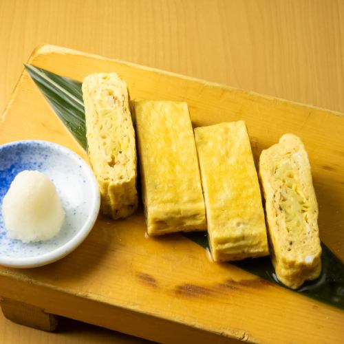 黄ニラのだし巻き玉子