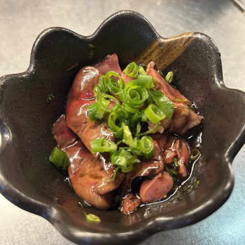 鶏レバー炙り刺し
