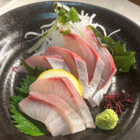 Amberjack sashimi
