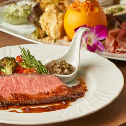 [2 hours all-you-can-drink included] Premium tapas course All-you-can-drink for 2 hours, 5 types of tapas, roast beef → 2500 yen